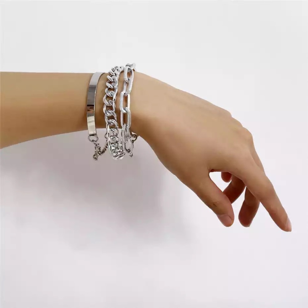 Fashion Silver Snake Chain Bracelets for Women